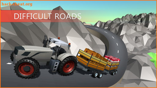 Tractor Driving Offroad: Trolley Transport Cargo screenshot