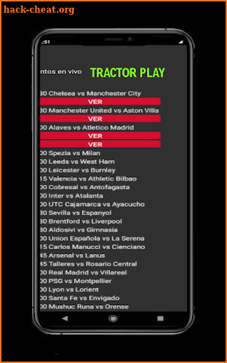 Tractor Play Tv fútbol Player screenshot