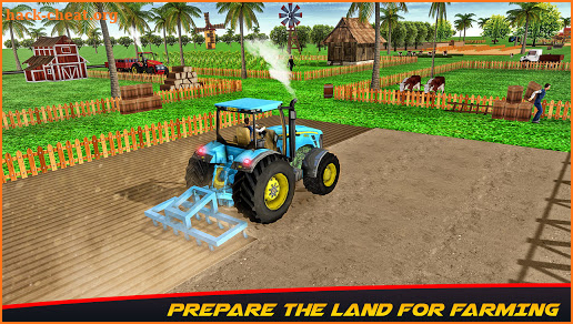 Tractor Pull & Farming Duty Game 2021 screenshot