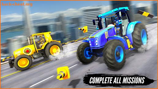 Tractor Stunt Game 2021: Mega Ramp Car Stunts screenshot