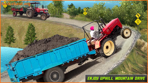 Tractor Trolley Farming Simulation Offroad Truck screenshot