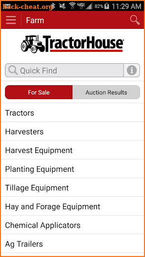 TractorHouse screenshot