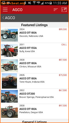 TractorHouse screenshot