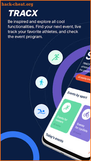 TRACX - event app screenshot