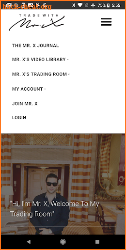 Trade with Mr. X screenshot