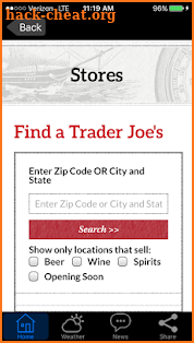 Trader Joe's App screenshot
