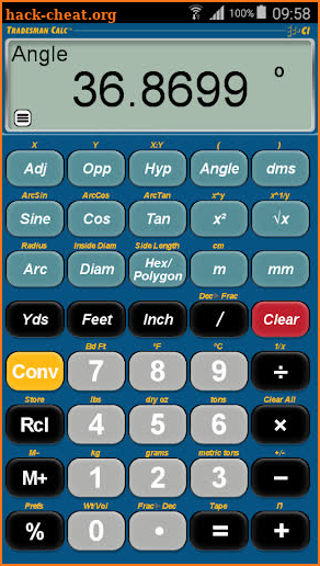 Tradesman Calc Calculator screenshot