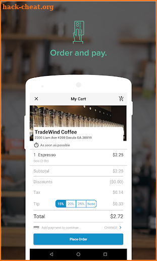 TradeWind Coffee screenshot
