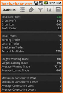 Trading Diary screenshot