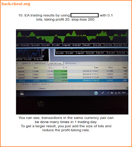 Trading Forex Signals (EA) screenshot