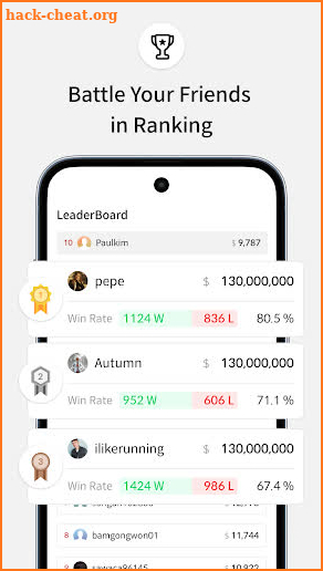 Trading Simulator: Alpha Chart screenshot