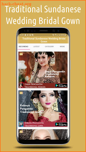 Traditional Sundanese Wedding Bridal Gown screenshot