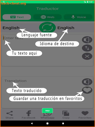 Traductor screenshot