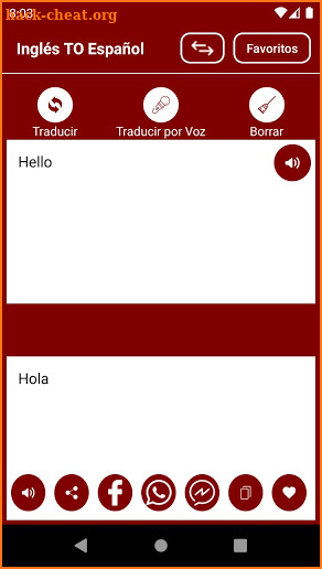 Traductor Español Inglés screenshot