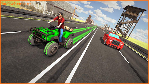 Traffic ATV Bike Quad Riding: Light Racing screenshot