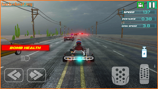 Traffic Car Highway - Go Kart Racing screenshot