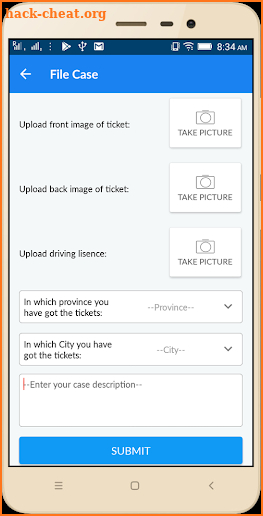 Traffic Ticket Buddy  Client screenshot