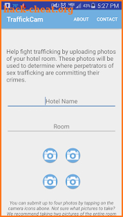TraffickCam screenshot