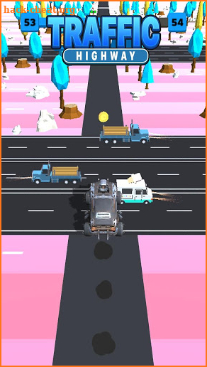 Trafic Highway - Car Crossy Road screenshot