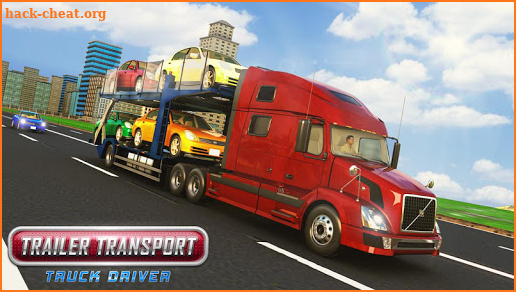 Trailer Transport Car Truck Driver screenshot