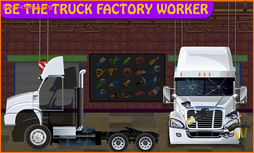 Trailer Truck Builder Factory: Mechanic Garage Sim screenshot