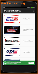 Trailers for Sale USA screenshot