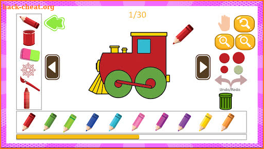 Train Coloring Book screenshot