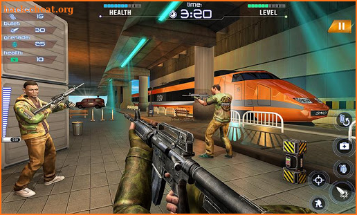 Train Counter Terrorist Attack FPS Shooting Games screenshot