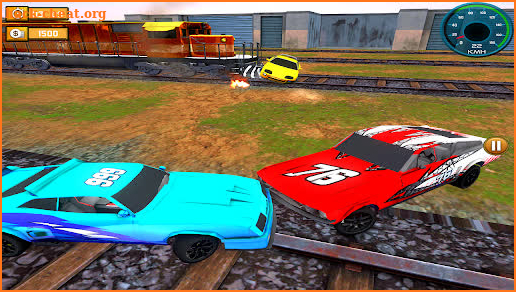 Train Demolition Derby Car Sim screenshot