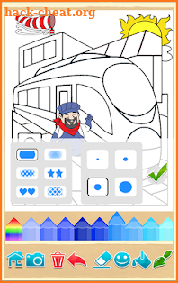 Train drawing game for kids and adults. screenshot
