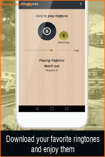 train ringtones for phone screenshot