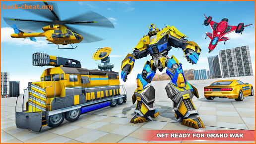 Train Robot Car Game – Helicopter Robot Game 2021 screenshot