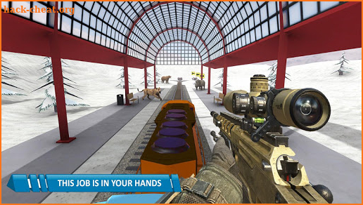 Train Shooting Sniper Attack Simulator screenshot