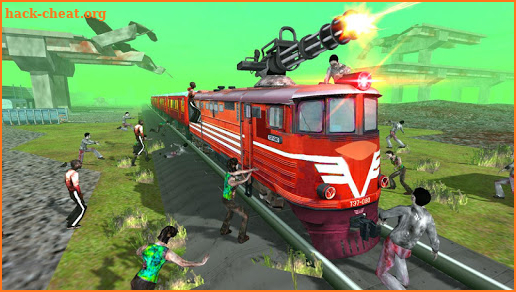 Train shooting - Zombie War screenshot