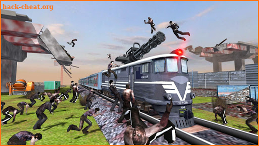 Train shooting - Zombie War screenshot