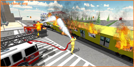 Train Station Rescue-Firefighter Truck Driver 2019 screenshot