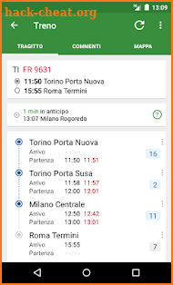 Train Timetable Italy PRO screenshot