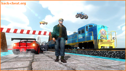 Train Vs Car Racing 2 Player screenshot