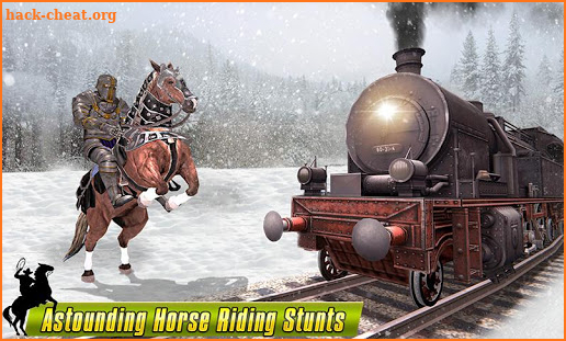 Train Vs Horse Riding : Train Racing Games screenshot