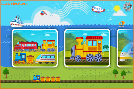 Trains Planes Puzzle for Kids screenshot