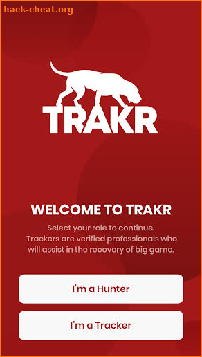 TRAKR screenshot