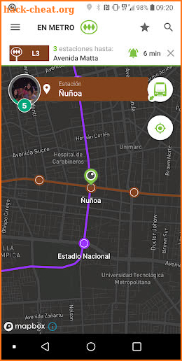Transapp: horarios de buses en línea y metro screenshot
