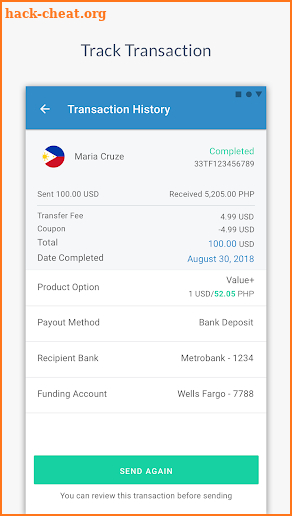 Transfast - Money Transfer screenshot