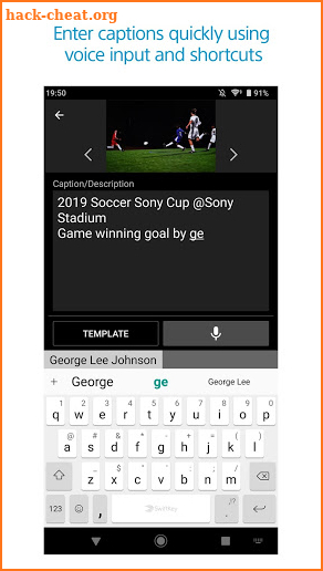 Transfer & Tagging add-on screenshot