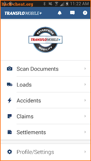TRANSFLO Mobile+ screenshot