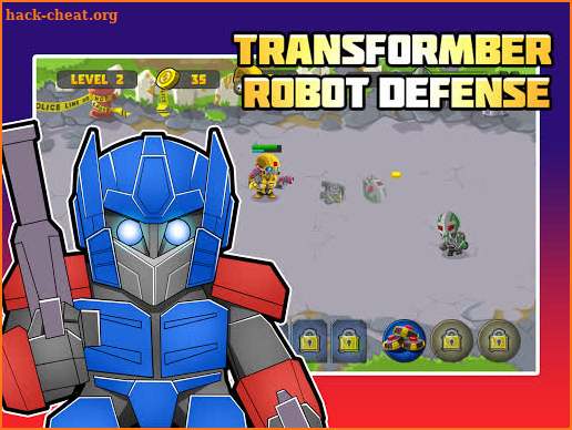 Transform Robot Defense Hero VS Villains screenshot