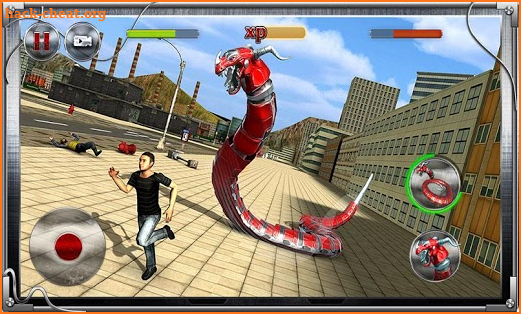 Transform Snake Robot City Battle 2017 screenshot