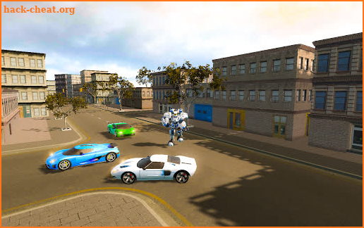 Transformer Robot Car Racing screenshot