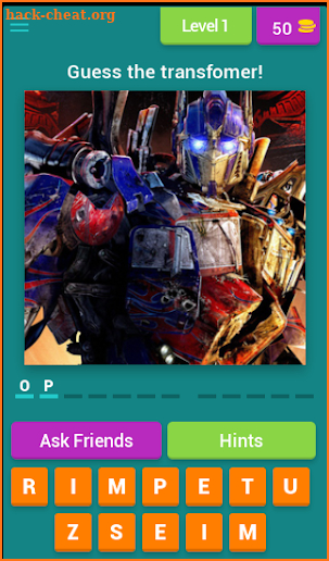 Transformers Quiz screenshot
