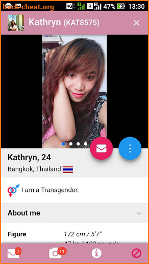 TransgenderKisses Dating screenshot